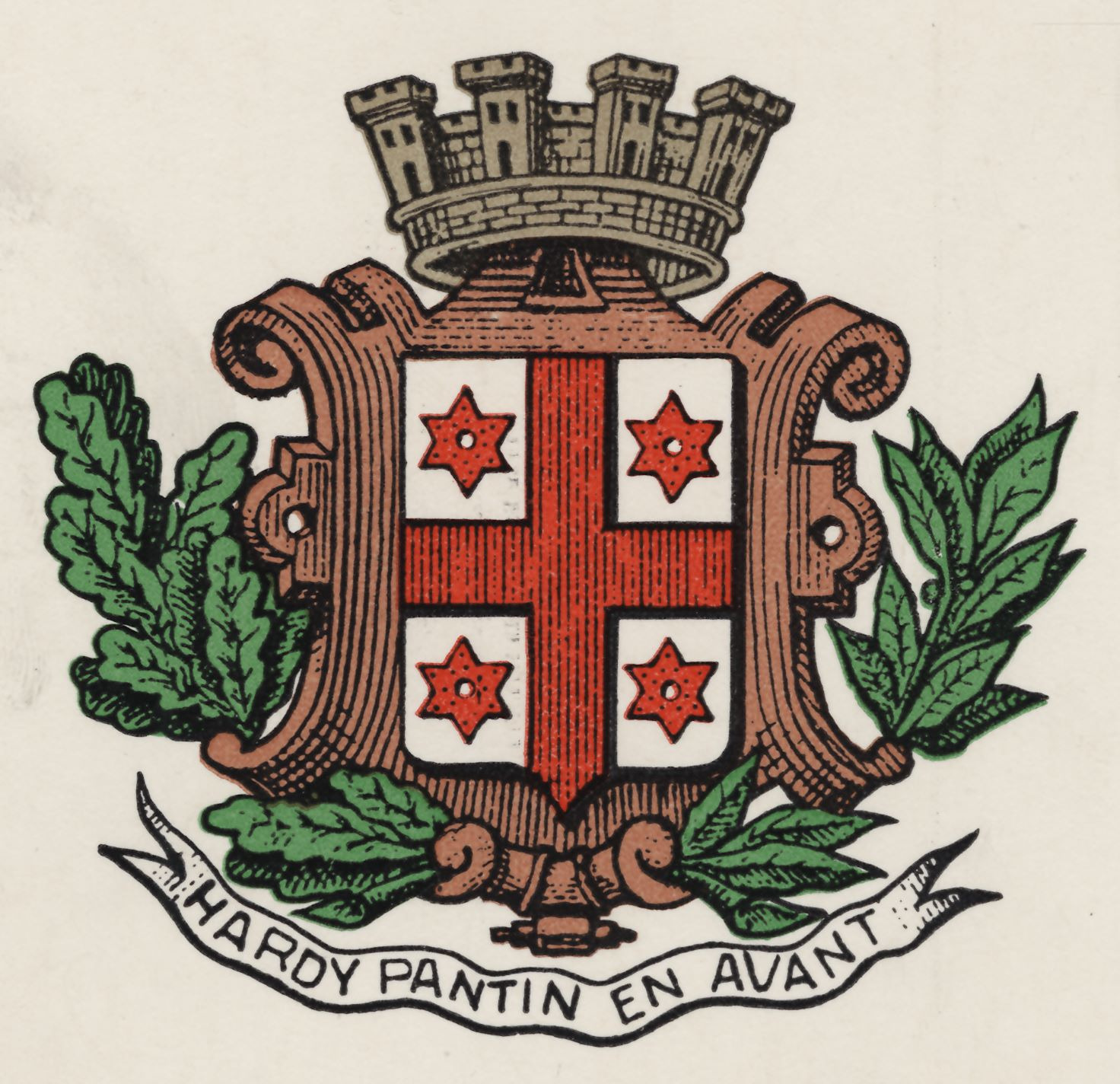 Le blason de Pantin