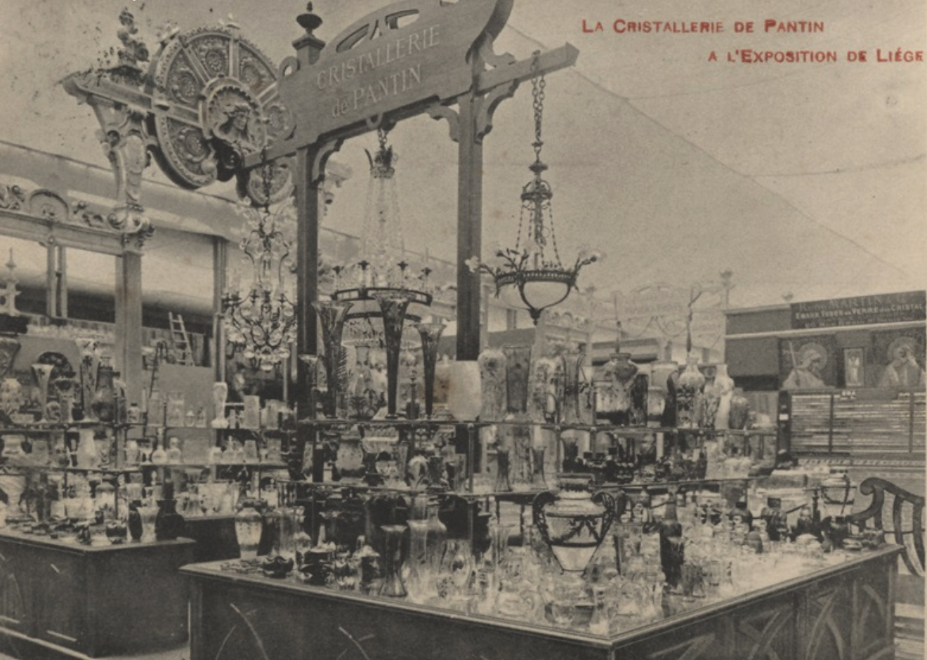 La cristallerie de Pantin à l'exposition de Liège