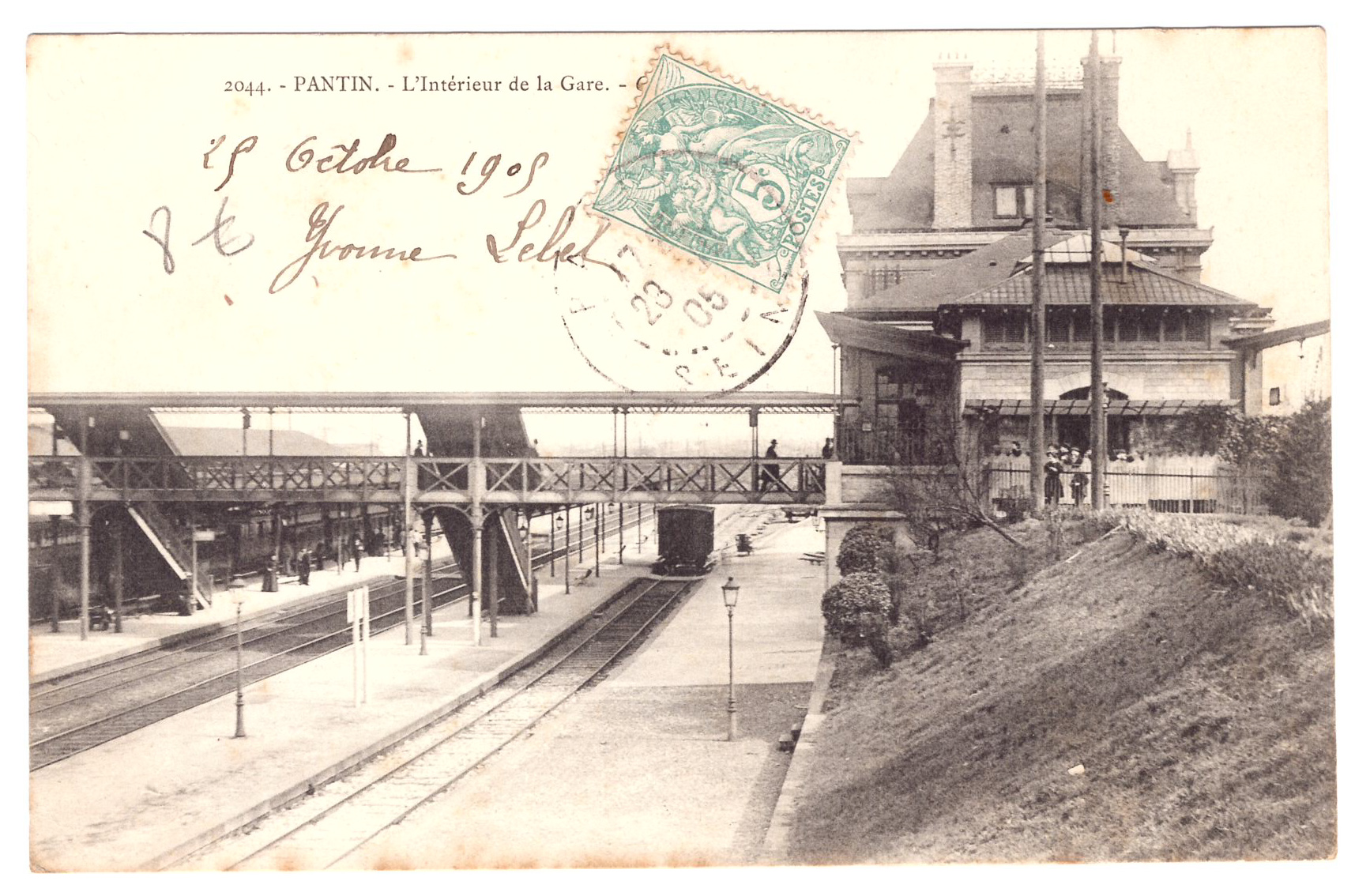 La gare de Pantin en 1905