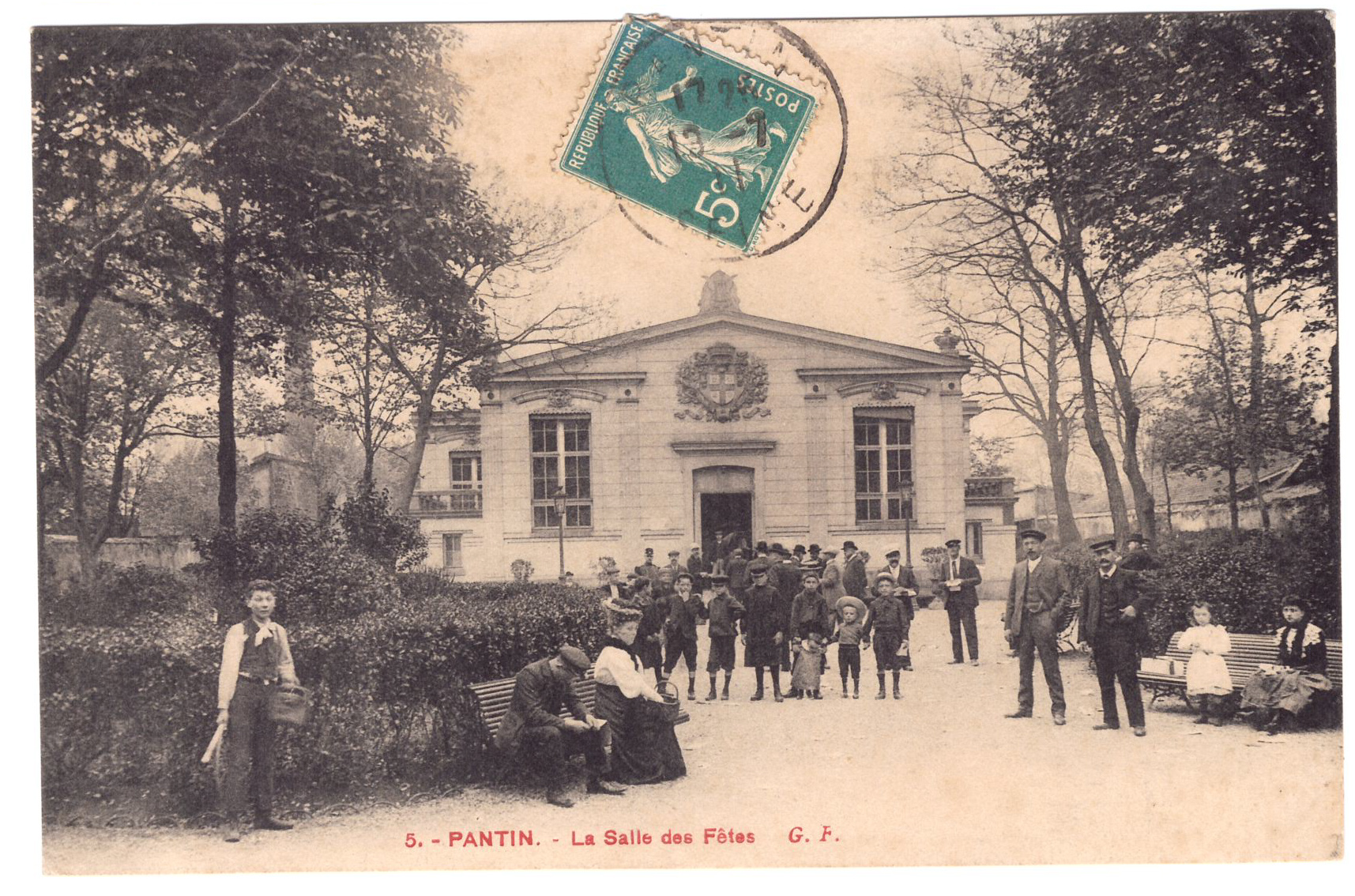 La salle des fêtes Pantin en 1911